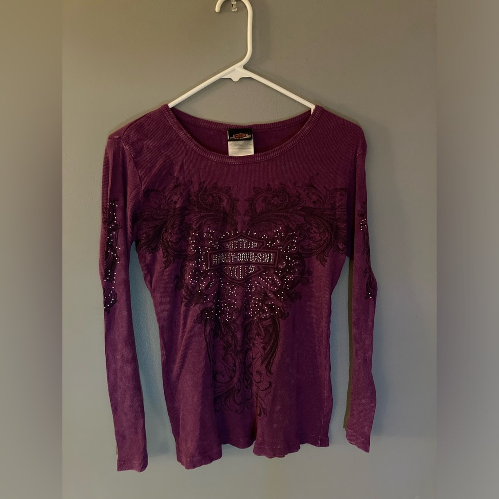 In Excellent Condition! Harley-Davidson Long Sleeve Jersey